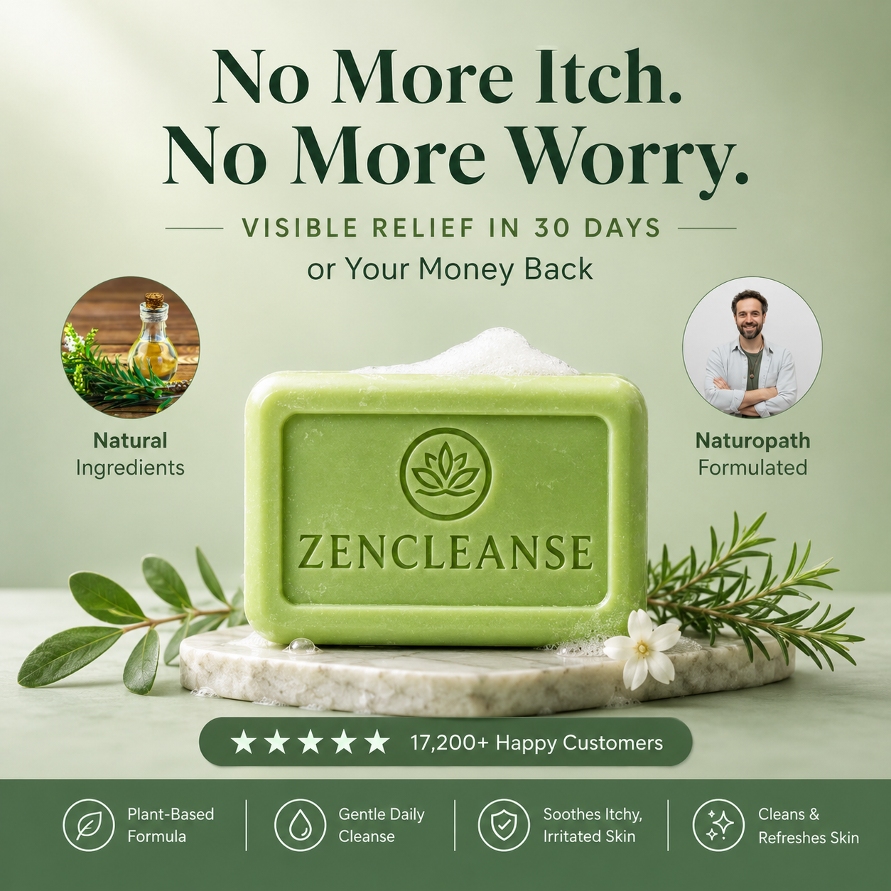 ZenCleanse Antifungal Soap