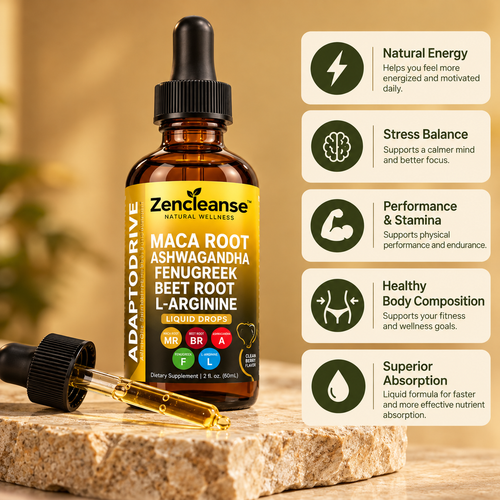 Zencleanse Adaptodrive™ 5-in-1 Liquid Wellness Drops
