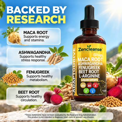 Zencleanse Adaptodrive™ 5-in-1 Liquid Wellness Drops