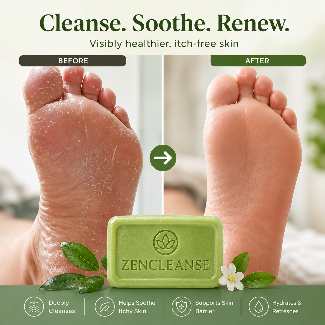 ZenCleanse Antifungal Soap
