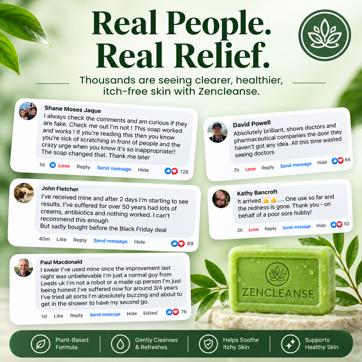 ZenCleanse Antifungal Soap