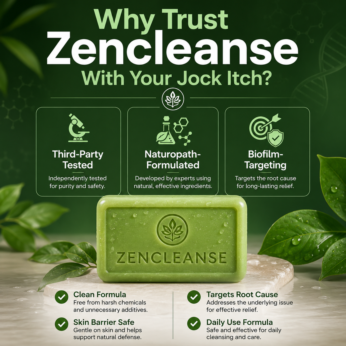 ZenCleanse Antifungal Soap